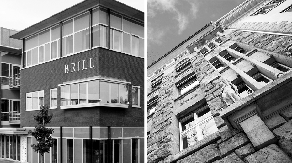 Photographs of the offices of Brill and De Gruyter